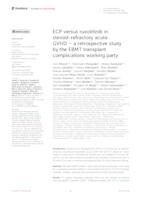 ECP versus ruxolitinib in steroid-refractory acute GVHD – a retrospective study by the EBMT transplant complications working party