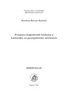 Procjena kognitivnih funkcija u bolesnika sa psorijatičnim artritisom