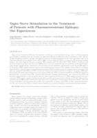 Vagus nerve stimulation in the treatment of patients with pharmacoresistant epilepsy: our experiences 