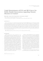 Could determinants of PCS and MCS serve for public health intervention regarding chronic diseases in Croatia? 