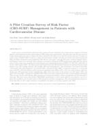 A pilot Croatian survey of risk factor (CRO-SURF) management in patients with cardiovascular disease 