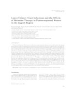 Lower urinary tract infections and the effects of hormone therapy in postmenopausal women in the Zagreb region 