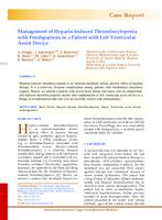 Management of heparin-induced thrombocytopenia with fondaparinux in a patient with left ventricular assist device