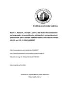 Risk factors for development and progression of nonproliferative retinopathy in normoalbuminuric patients with type 1 diabetes