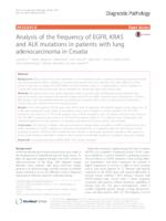Analysis of the frequency of EGFR, KRAS and ALK mutations in patients with lung adenocarcinoma in Croatia