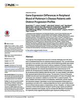 Gene expression differences in peripheral blood of Parkinson's disease patients with distinct progression profiles