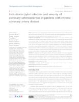 Helicobacter pylori infection and severity of coronary atherosclerosis in patients with chronic coronary artery disease