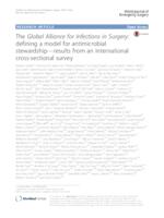 The Global Alliance for Infections in Surgery: defining a model for antimicrobial stewardship-results from an international cross-sectional survey