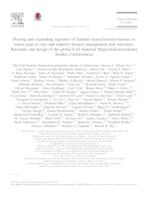 Pooling and expanding registries of familial hypercholesterolaemia to assess gaps in care and improve disease management and outcomes: Rationale and design of the global EAS Familial Hypercholesterolaemia Studies Collaboration