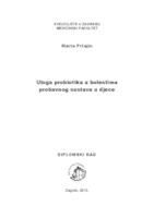 Uloga probiotika u bolestima probavnog sustava u djece