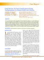 Lung abscess: an early complication of lung transplantation in a patient with cystic fibrosis