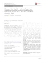 Glucagon-like peptide-1 infusion suppresses aldosterone levels in healthy normal-weight individuals: double-blind, placebo-controlled crossover study