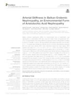 Arterial stiffness in Balkan endemic nephropathy, an environmental form of aristolochic acid nephropathy