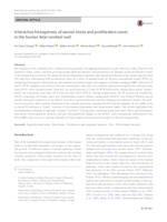 Interactive histogenesis of axonal strata and proliferative zones in the human fetal cerebral wall