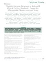 Multiple myeloma treatment in real-world clinical practice: results of a prospective, multinational, noninterventional study