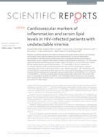 Cardiovascular markers of inflammation and serum lipid levels in HIV-infected patients with undetectable viremia