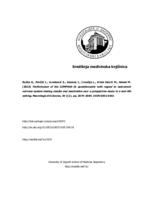 Performance of the COMPASS-31 questionnaire with regard to autonomic nervous system testing results and medication use: a prospective study in a real-life setting