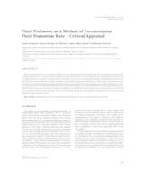 Fluid perfusion as a method of cerebrospinal fluid formation rate - critical appraisal