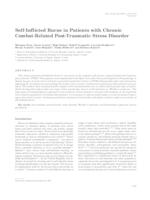 Self-inflicted burns in patients with chronic combat-related post-traumatic stress disorder