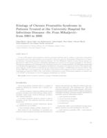 Etiology of chronic prostatitis syndrome in patients treated at the university hospital for infectious diseases "Dr. Fran Mihaljević" from 2003 to 2005