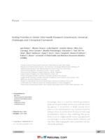 Setting priorities in global child health research investments: universal challenges and conceptual framework