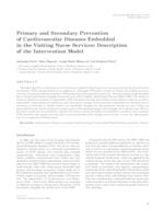 Primary and secondary prevention of cardiovascular diseases embedded in the visiting nurse services: description of the intervention model 