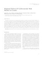 Regional pattern of cardiovascular risk burden in Croatia 