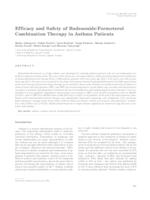 Efficacy and safety of budesonide/formeterol combination therapy in asthma patients 