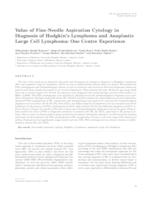 Value of fine-needle aspiration cytology in diagnosis of Hodgkin's lymphoma and anaplastic large cell lymphoma: one centre experience 