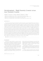 Vertebroplasty--high viscosity cement versus low viscosity cement 