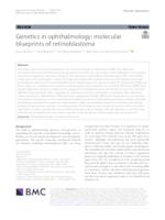 Genetics in ophthalmology: molecular blueprints of retinoblastoma