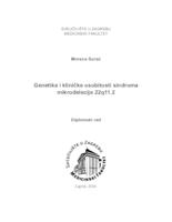 Genetika i kliničke osobitosti sindroma mikrodelecije 22q11.2