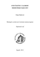 Meningitis uzrokovan Listerijom monocytogenesis