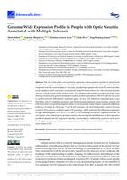 prikaz prve stranice dokumenta Genome-Wide Expression Profile in People with Optic Neuritis Associated with Multiple Sclerosis