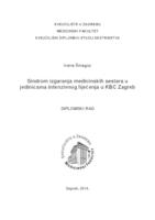 prikaz prve stranice dokumenta Sindrom izgaranja medicinskih sestara u jedinicama intenzivnog liječenja u KBC Zagreb