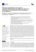 prikaz prve stranice dokumenta Genotypic and Haplotypic Association of Catechol-O-Methyltransferase rs4680 and rs4818 Gene Polymorphisms with Particular Clinical Symptoms in Schizophrenia