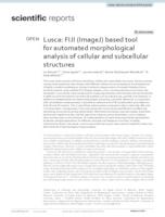 prikaz prve stranice dokumenta Lusca: FIJI (ImageJ) based tool for automated morphological analysis of cellular and subcellular structures