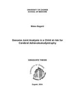 prikaz prve stranice dokumenta Genome joint analysis in a child at risk for cerebral adrenoleukodystrophy