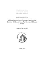 prikaz prve stranice dokumenta Menopausal Hormone Therapy and Breast Cancer: Evidence from Randomized Clinical Trials