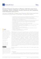 prikaz prve stranice dokumenta Incretin Hormone Secretion in Women with Polycystic Ovary Syndrome: Roles of Obesity, Insulin Sensitivity and Treatment with Metformin and GLP-1s