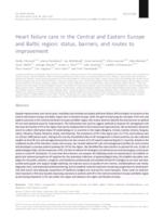 prikaz prve stranice dokumenta Heart failure care in the Central and Eastern Europe and Baltic region: status, barriers, and routes to improvement