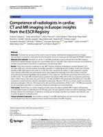 prikaz prve stranice dokumenta Competence of radiologists in cardiac CT and MR imaging in Europe: insights from the ESCR Registry