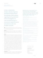 prikaz prve stranice dokumenta Is there a relationship between attitudes of general practitioners/family doctors and attitudes of their patients regarding industry-sponsored clinical investigations? A cross-sectional survey in a convenience sample of doctors and patients across nine Eu