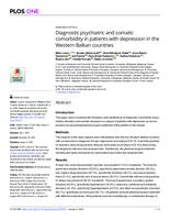 prikaz prve stranice dokumenta Diagnostic psychiatric and somatic comorbidity in patients with depression in the Western Balkan countries