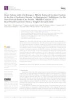 prikaz prve stranice dokumenta Heart Failure with Mid-Range or Mildly Reduced Ejection Fraction in the Era of Sodium–Glucose Co-Transporter 2 Inhibitors: Do We Now Provide Better Care for the “Middle Child of HF”? Real-World Experience from a Single Clinical Centre