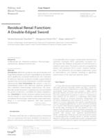 prikaz prve stranice dokumenta Residual Renal Function: A Double-Edged Sword