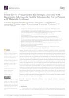 prikaz prve stranice dokumenta Serum Levels of Adiponectin Are Strongly Associated with Lipoprotein Subclasses in Healthy Volunteers but Not in Patients with Metabolic Syndrome