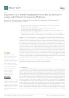 prikaz prve stranice dokumenta Supramolecular Solid Complexes between Bis-pyridinium-4-oxime and Distinctive Cyanoiron Platforms