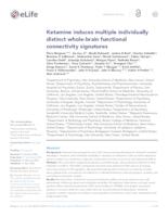 prikaz prve stranice dokumenta Ketamine induces multiple individually distinct whole-brain functional connectivity signatures