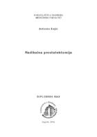prikaz prve stranice dokumenta Radikalna prostatektomija
